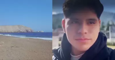 Estudiante desaparece en playa La Chira de Chorrillos