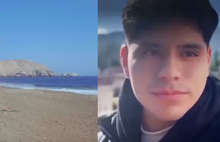 Estudiante desaparece en playa La Chira de Chorrillos