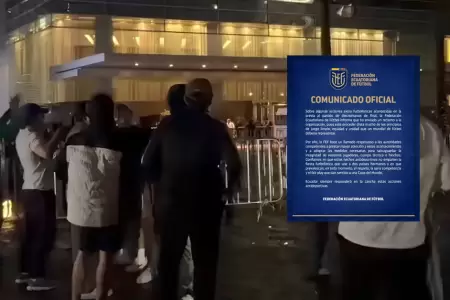 Ecuador present� reclamo por incidentes previo al duelo con M�xico.