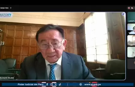 El presidente particip� de su juicio oral.