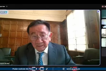 El presidente particip� de su juicio oral.