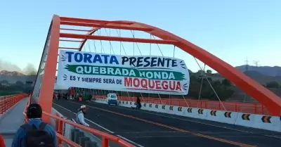 Moquegua rechaza ley lim�trofe con Tacna.