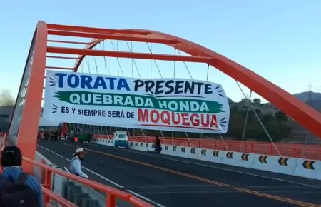 Moquegua rechaza ley lim�trofe con Tacna.