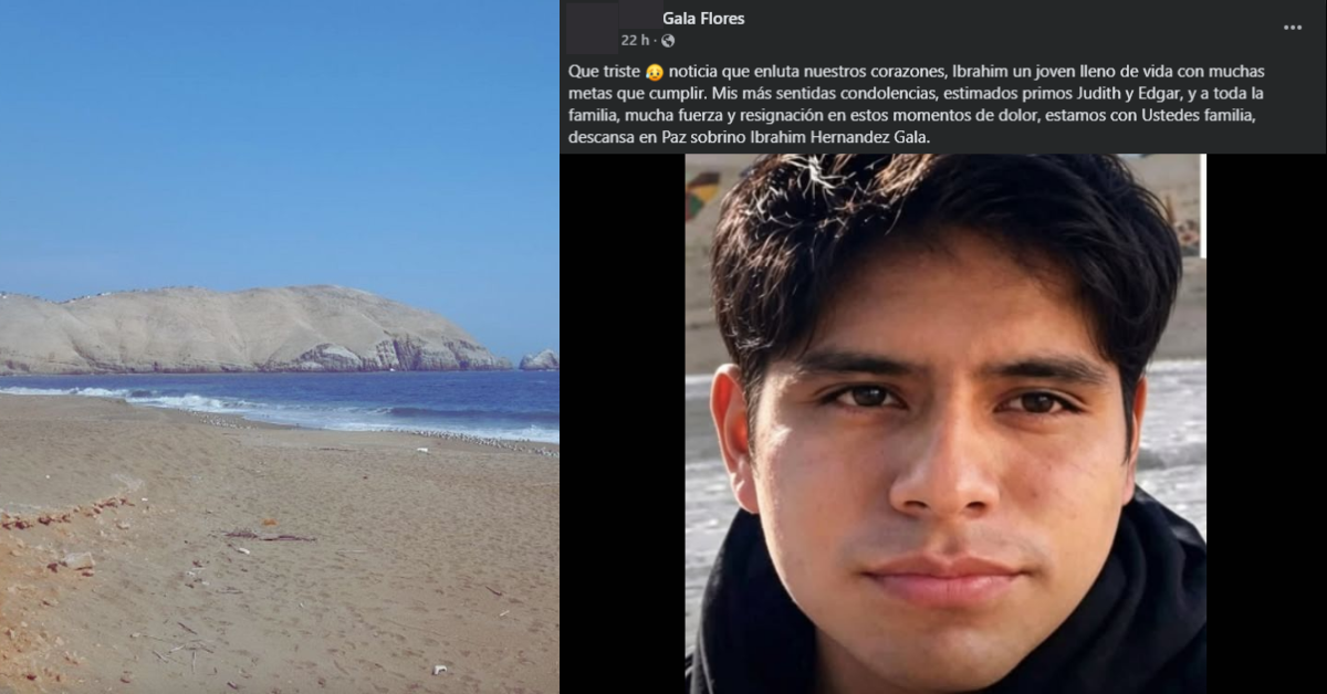 Familiar de Ibrahim publicó la noticia en redes sociales