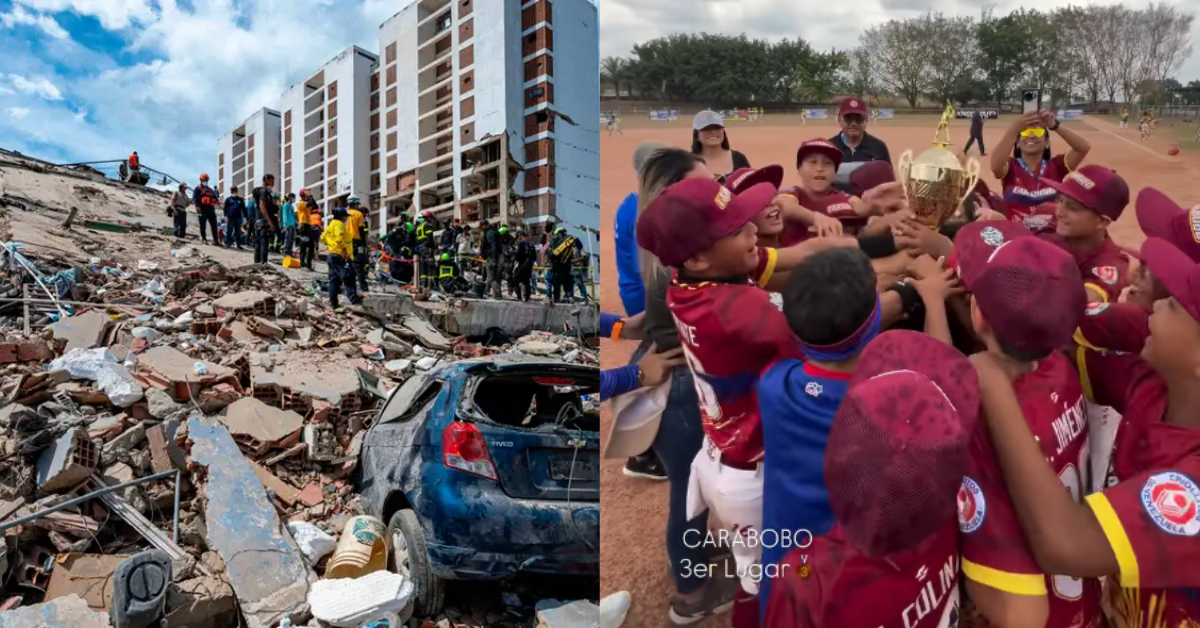 Terremotos en Venezuela dejan más de 2.000 fallecidos y la pérdida de un equipo infantil de béisbol