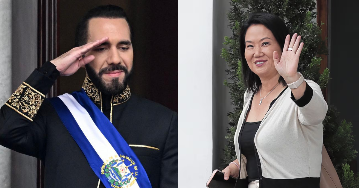Bukele felicita a Keiko Fujimori y propone fortalecer lazos con Perú