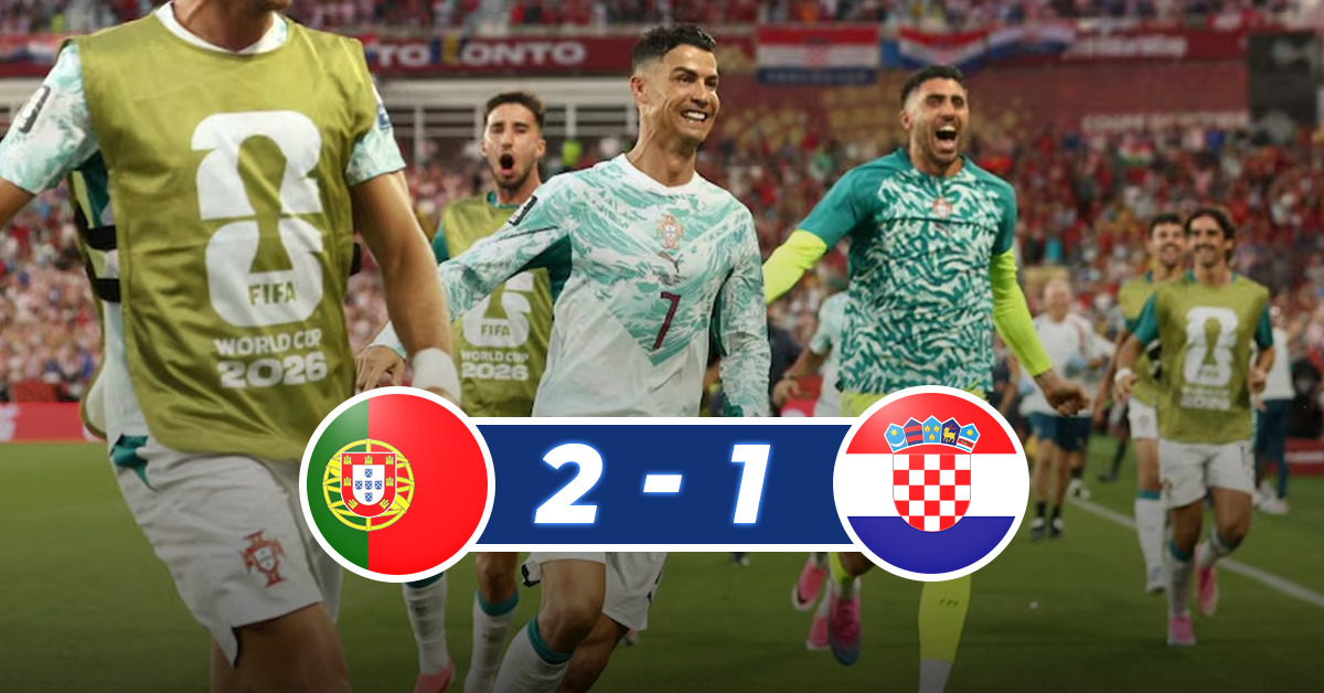 Portugal avanza a Qatar 2026 tras vencer a Croacia en duelo de despedida de Modric