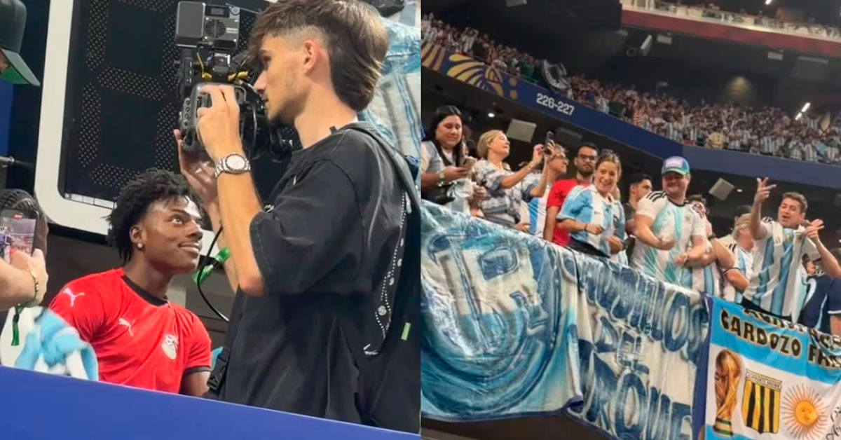Speed con la camiseta de Egipto en el duelo contra la selección argentina. (Composición: Exitosa)