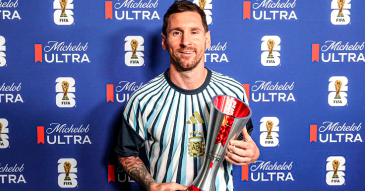 Lionel Messi elegido como 4ta vez MVP del torneo. (Difusión)