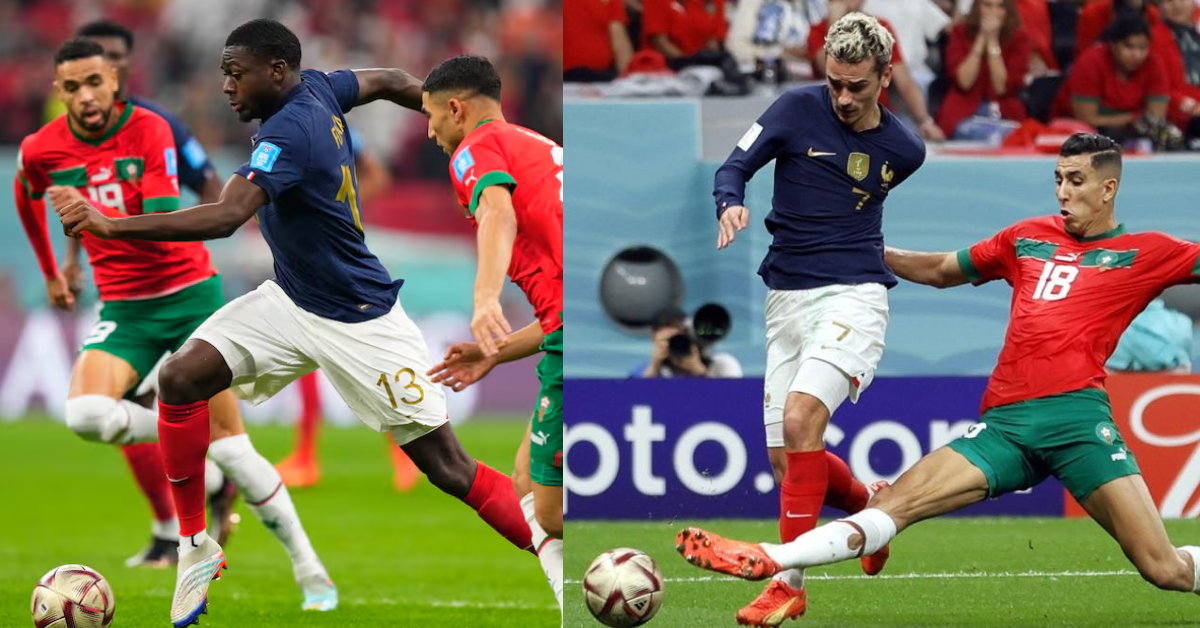 Imágenes del último encuentro entre Francia y Marruecos en un Mundial