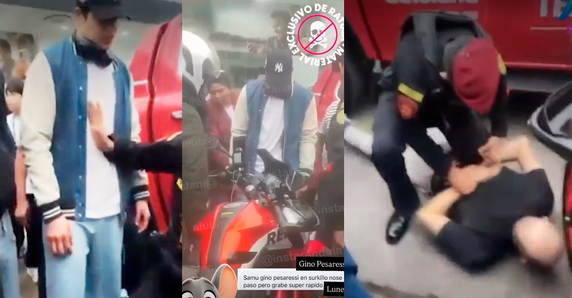 Gino Pesaressi frustró robo de su camioneta en Surquillo.