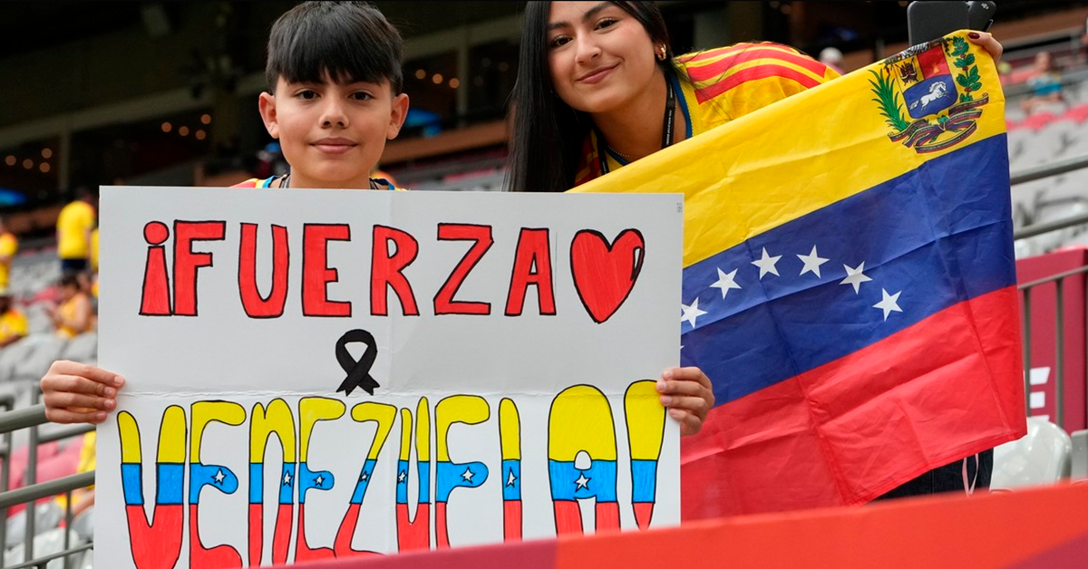 El pueblo de Venezuela necesita todo el apoyo tras el atentado pro los dos terremotos. (Difusión)