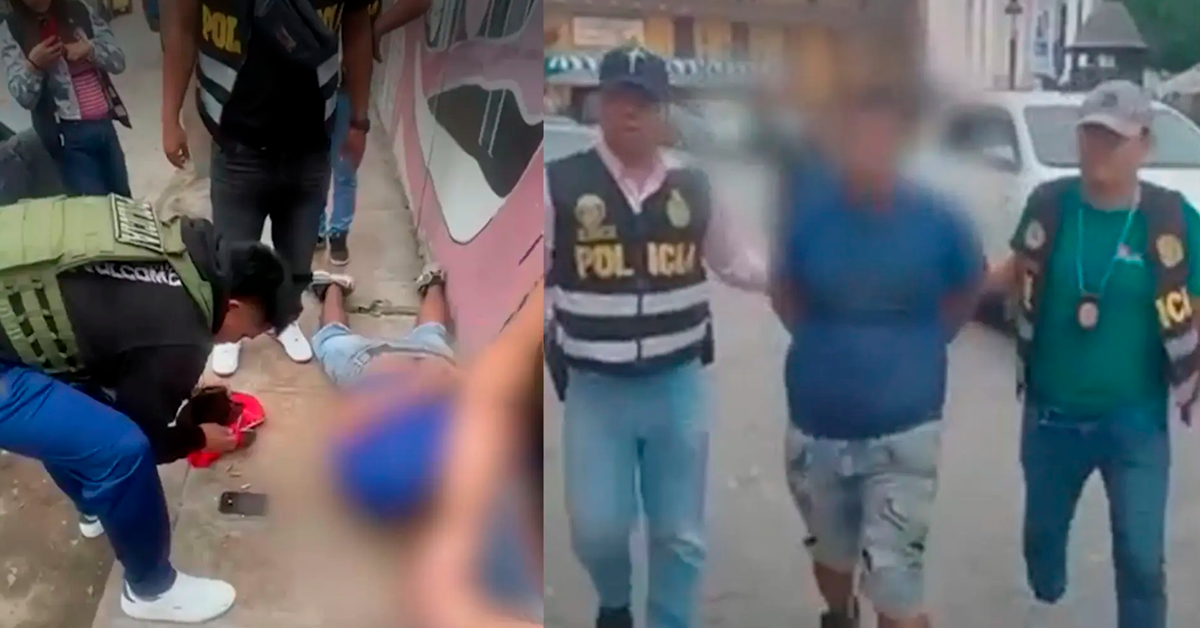 El adolescente de 17 a�os capturado con un rev�lver y otras armas en su poder. (Difusi�n)