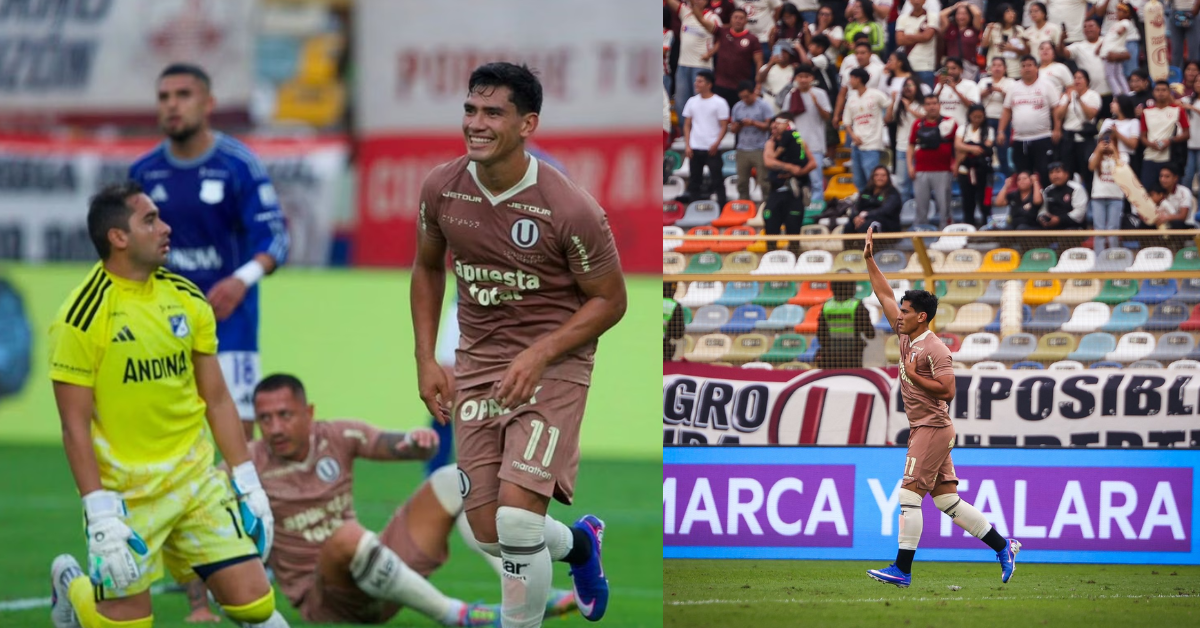 El 'Tunche' firmó un doblete ante Millonarios