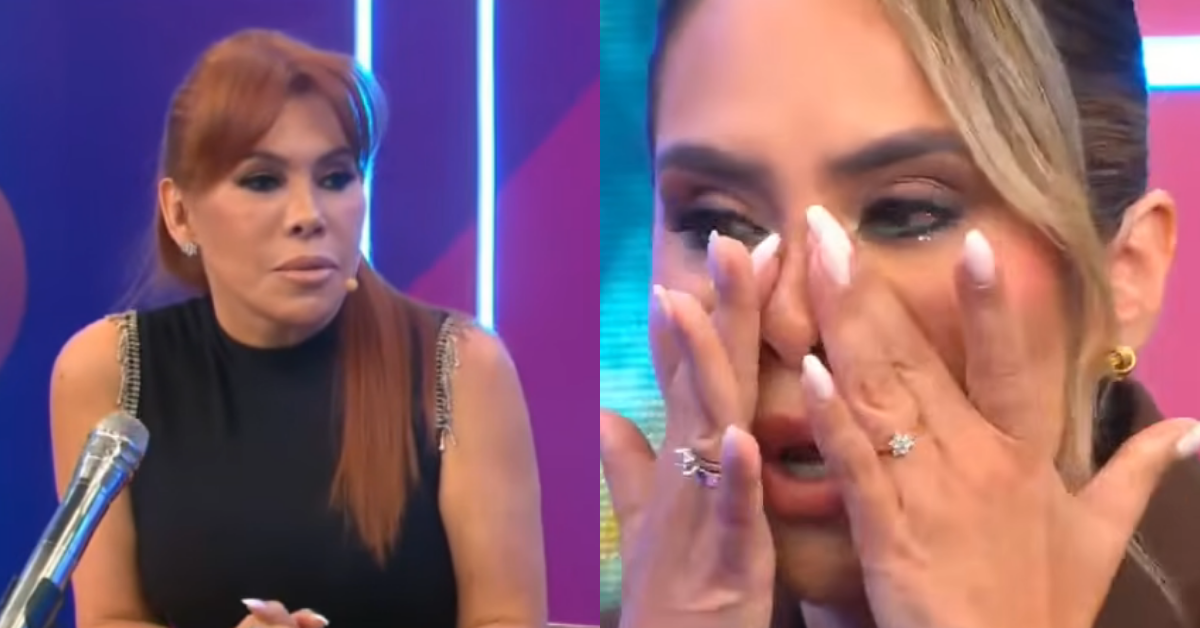 Ethel Pozo LLORA frente a Magaly al agradecerle por no entrevistar a su padre: "Tienes límites"