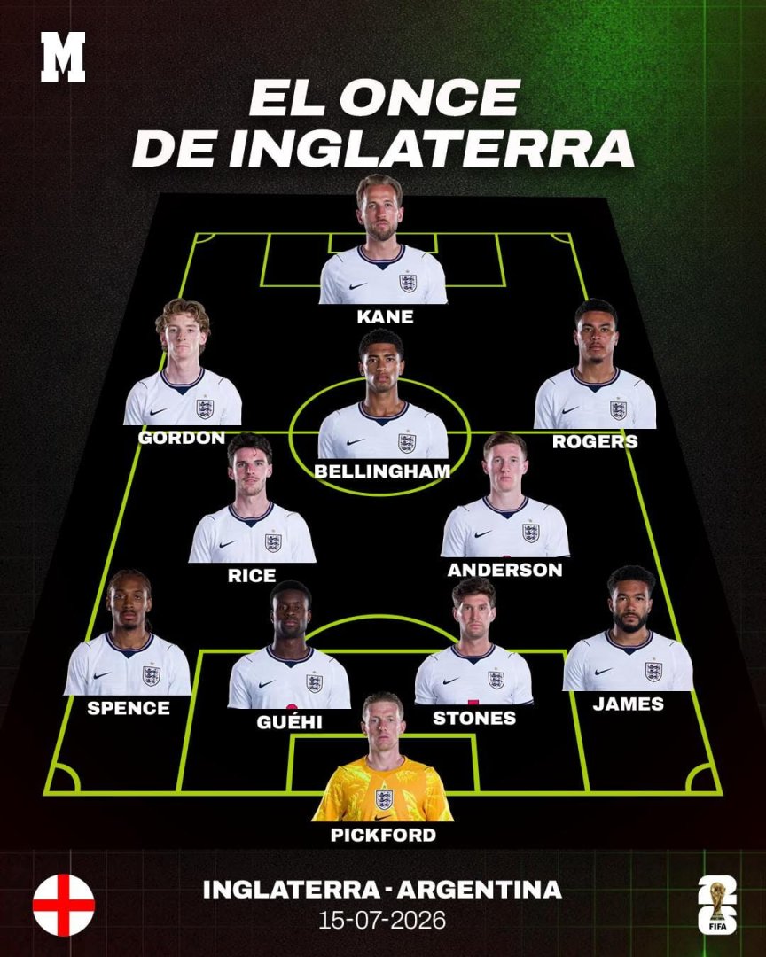 Once oficial de la selecci�n de Inglaterra