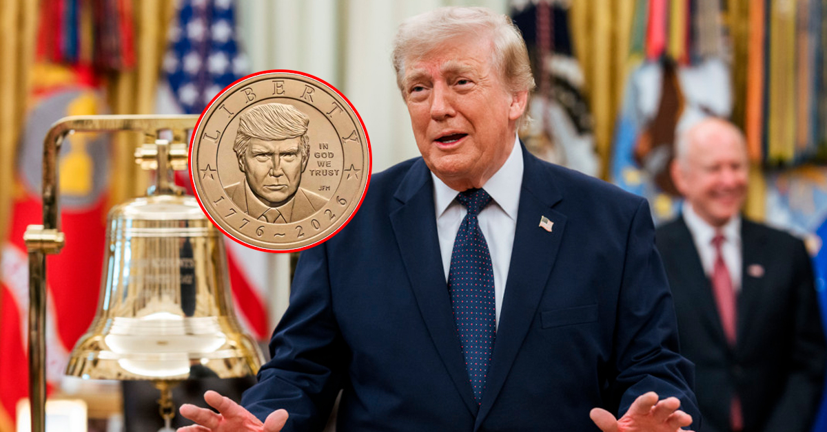 Donald Trump tendrá su propia moneda: Estados Unidos confirma que acuñará pieza de 1 dólar con su rostro