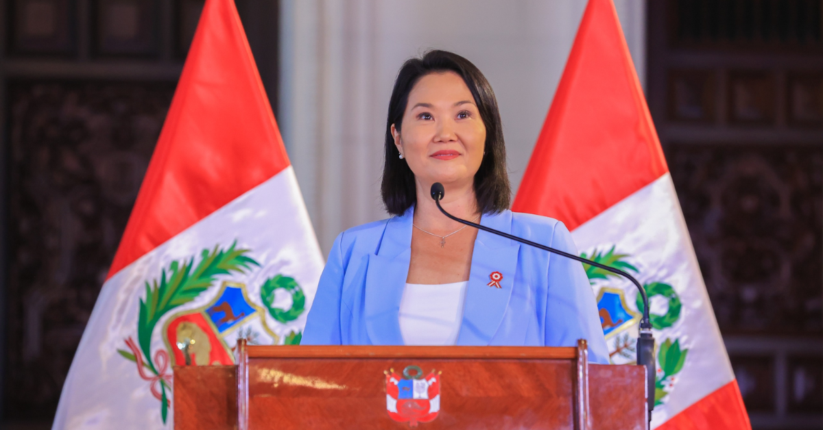 Keiko Fujimori tras reunirse con José Balcázar: "Nos encargaremos de llevar las riendas del Gobierno por cinco años"