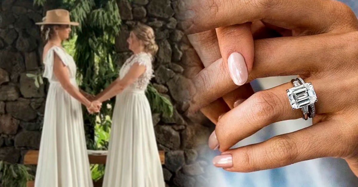Conductora de noticiero SORPRENDE al casarse en lujosa boda con famosa productora