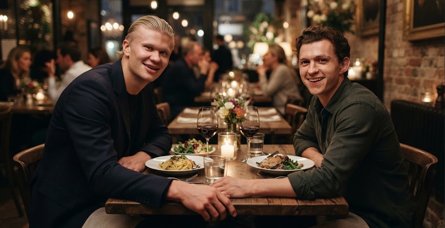 Erling Haaland le responde a Tom Holand: Futbolista acepta propuesta de cenar juntos