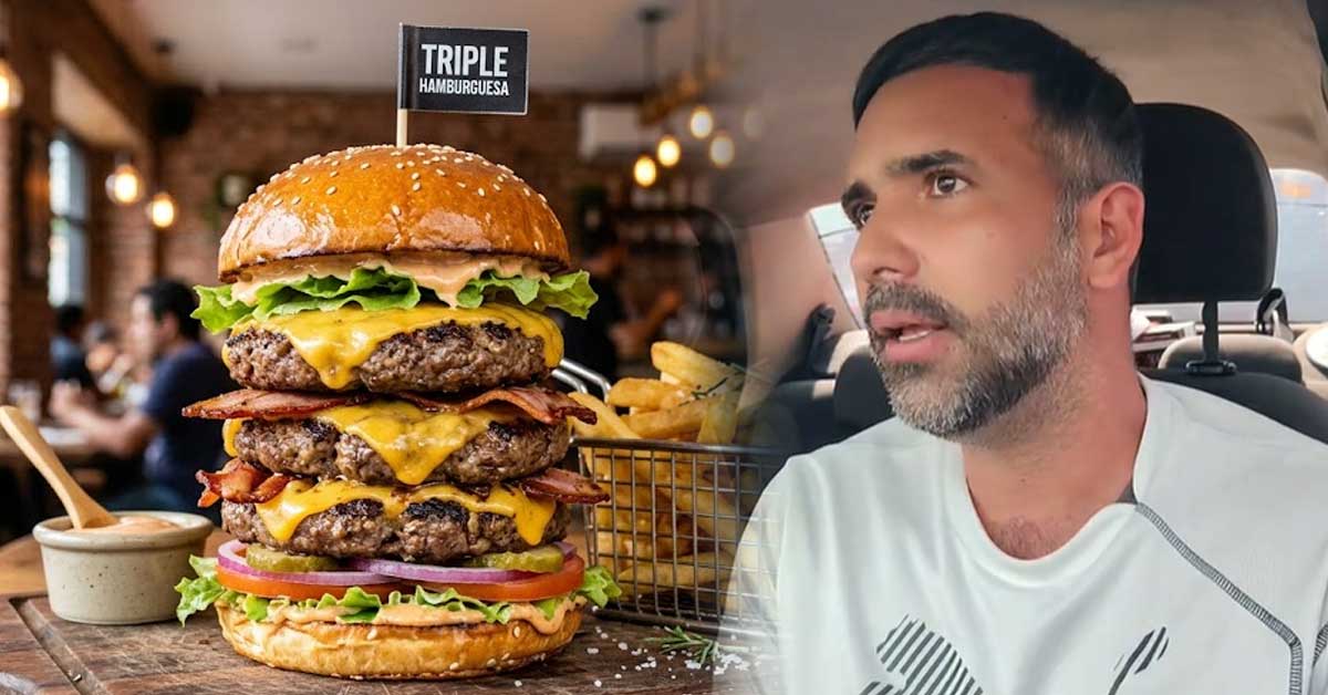 Pidió una hamburguesa triple en la primera cita y él la acusó de interesada: "No soy sugar daddy"