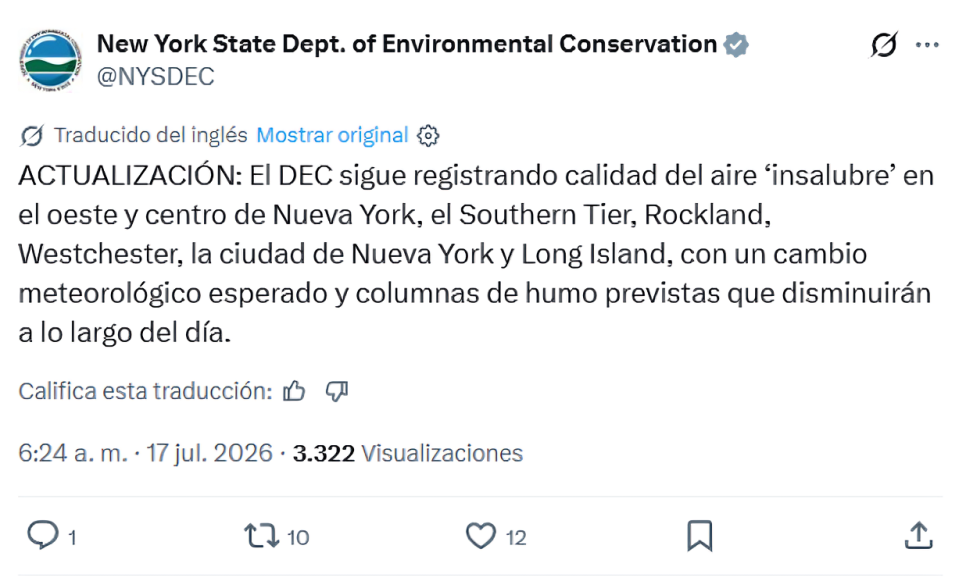 Publicación del Departamento de Conservación Ambiental del Estado de Nueva York