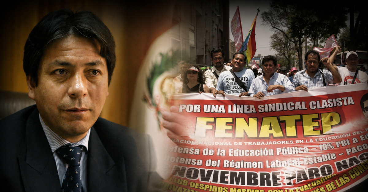 Fenate no cumpliría requisitos para ser reconocido como sindicato: Exministro de Trabajo alerta posible injerencia política