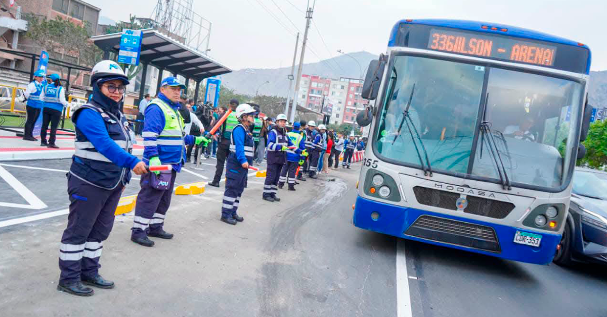 Rímac: La ATU inicia la puesta en operación de los paraderos renovados del Corredor Azul