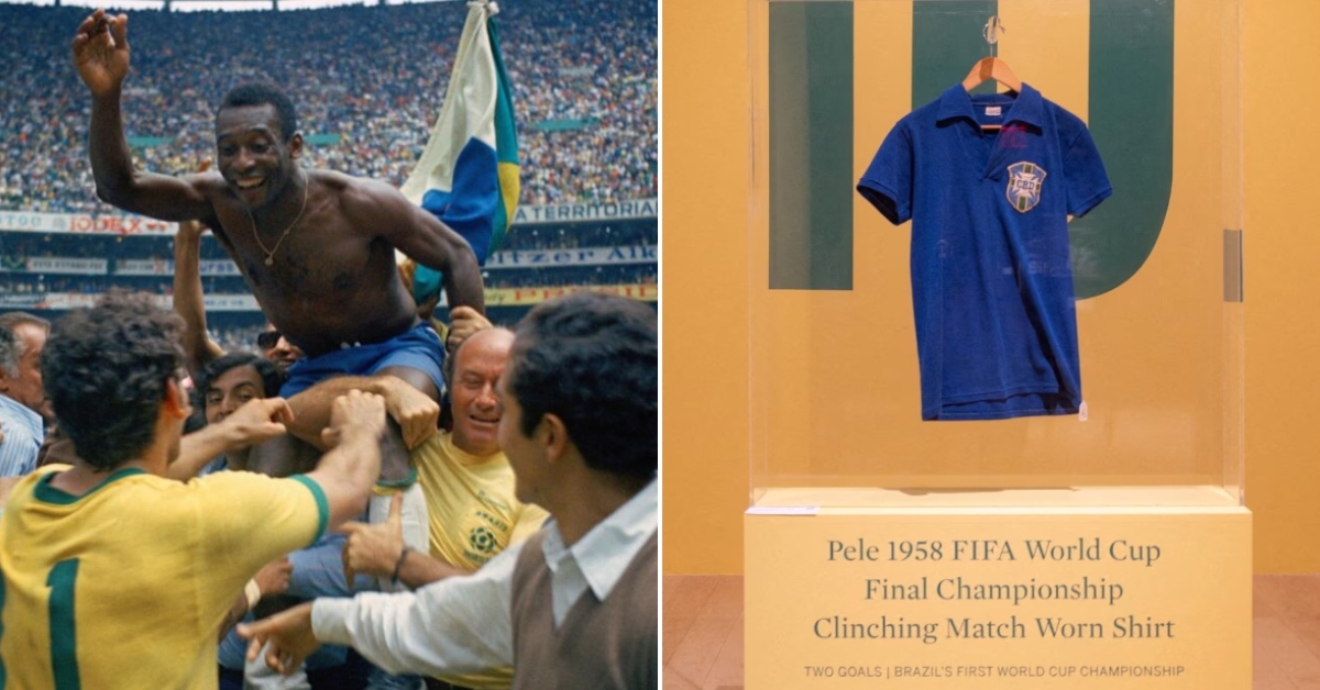 Pelé: Descubre cuánto pagaron en subasta por su icónica camiseta que usó en el Mundial de 1958
