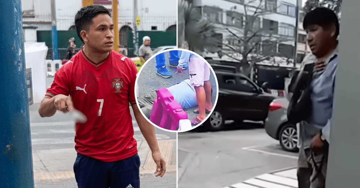 Ayudante de vendedor de emoliente desata violento ataque y apuñala a cliente en plena pública en Lince