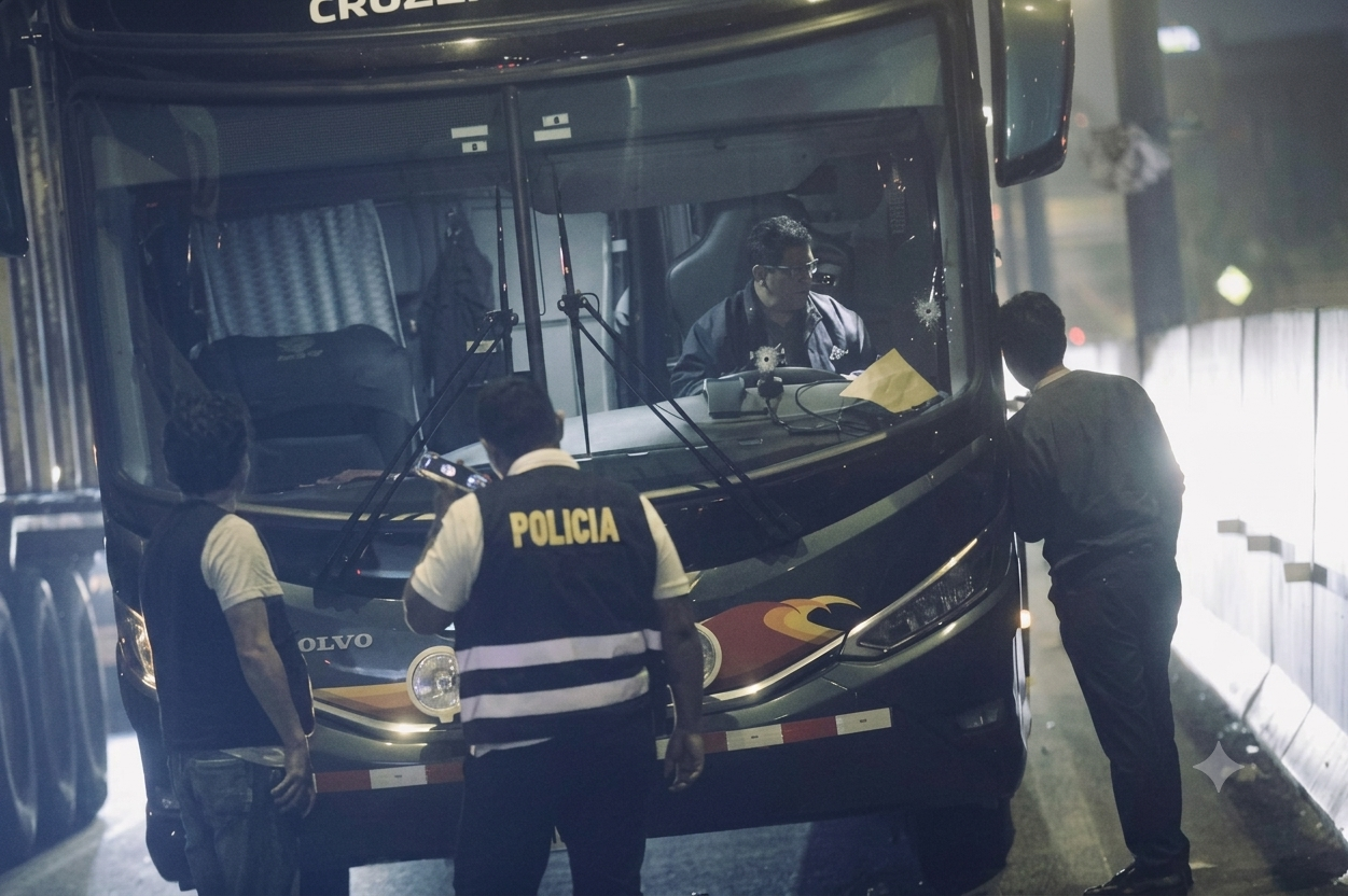 Unidades de Cruz del Norte y Cruz del Sur sufren ataque armado mientras partían de Lima