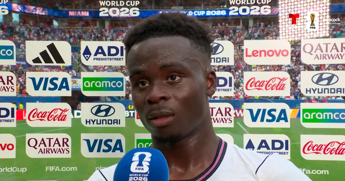 Tras anotar un hat-trick ante Francia, el desafiante mensaje de Bukayo Saka a Thomas Tuchel