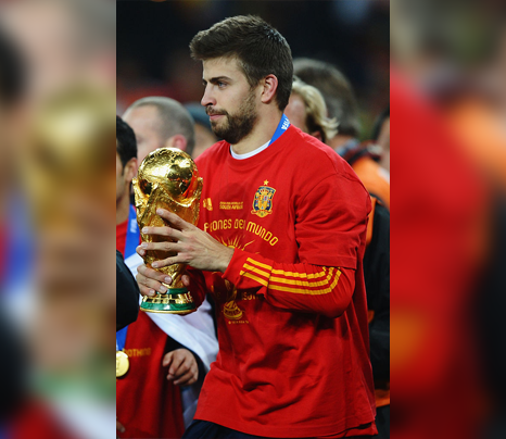 El español alzó la Copa en el 2010.