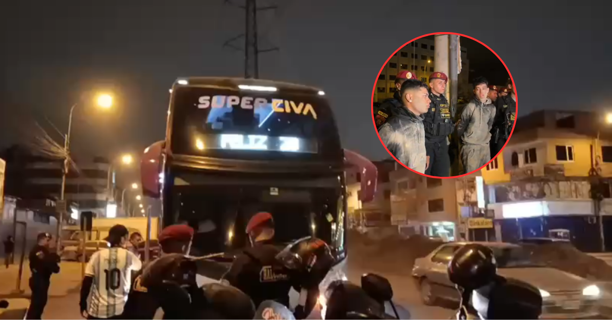 Balean bus de Civa lleno de pasajeros en la Panamericana Norte y capturan a dos presuntos atacantes