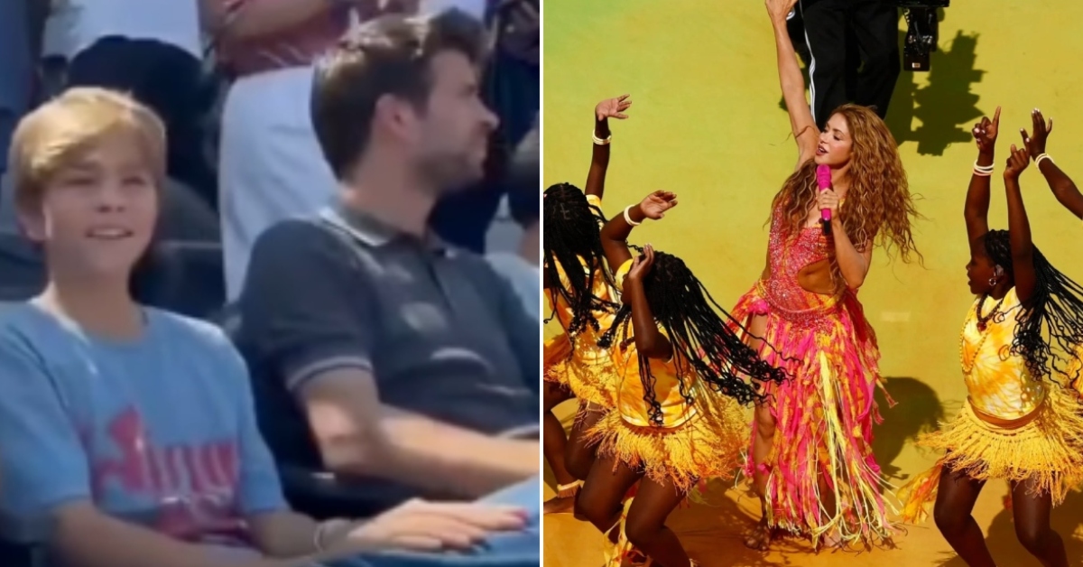Piqué tuvo una inesperada reacción mientras Shakira presentaba su espectáculo en el Mundial 2026