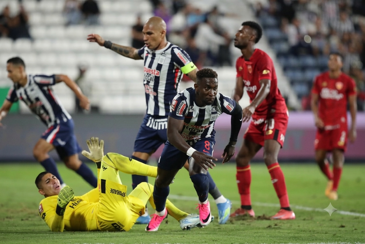 ¡Alianza Lima ganó en Matute! venció por 2-1 a Sport Huancayo con doblete de Eryc Castillo