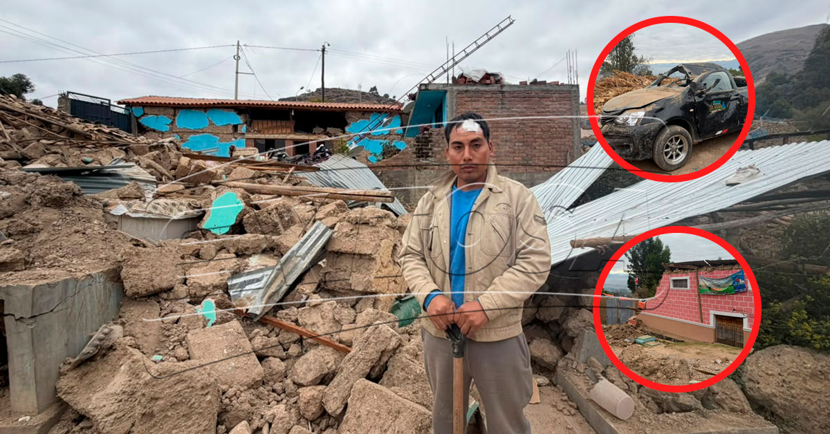 Hombre perdió cuatro familiares, su casa y fue víctima de robo tras sismo 5.1 en Junín: "Fue una pesadilla"