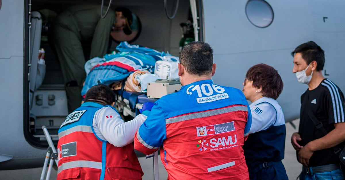 Evacuaciones aeromédicas permitieron salvar 46 pacientes críticos en lo que va del 2026