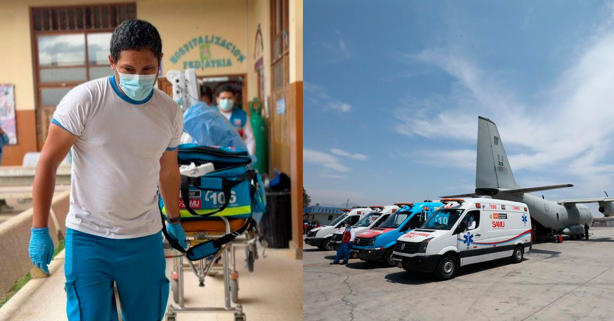 Desde 2018, la FAP y el SIS han concretado 1019 vuelos aeromédicos, trasladando a 1323 pacientes en todo el país. (Difusión)