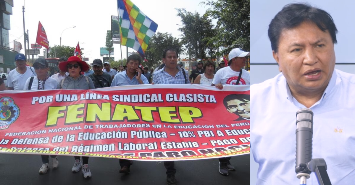 SUTEP critica nombramiento de Flavio Cruz como ministro de trabajo y advierte posible registro de FENATE: "Si se hace, sería un proceso ilegal"