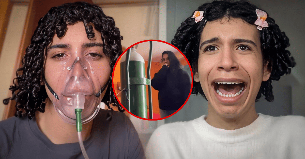 Tiktoker peruano Valentino PREOCUPA a fans al aparecer con balón de oxígeno: "Hierba mala nunca muere"