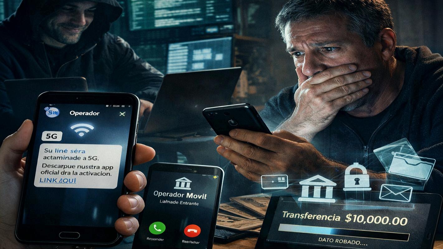 usan falsas apps 5g para vaciar cuentas