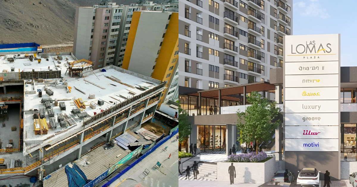 Construcción y gráfico 3D de Lomas Plaza, el primer centro comercial del Rímac