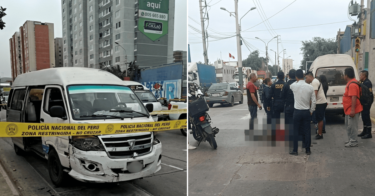 Nuevo atentado contra el sector transporte en Callao: Acribillan a conductor de combi en la avenida Argentina