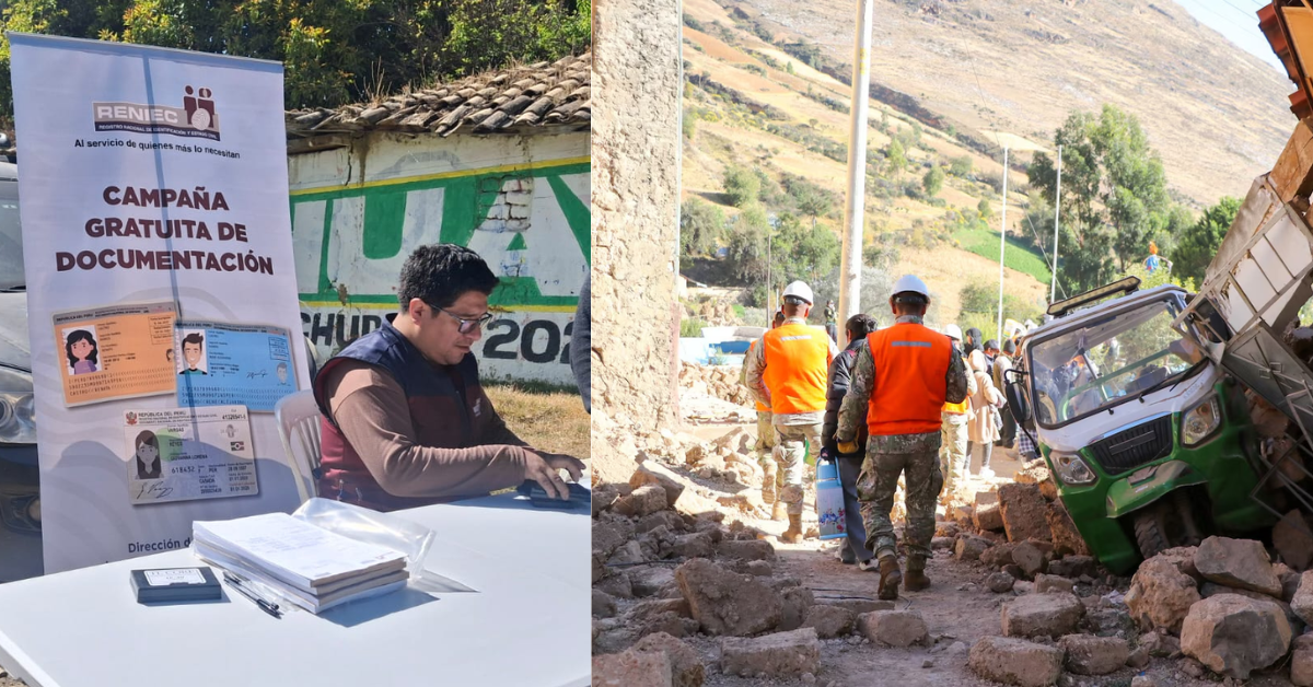 Reniec ATIENDE a población de Junín con trámite GRATUITO de DNI a familias damnificadas por sismo