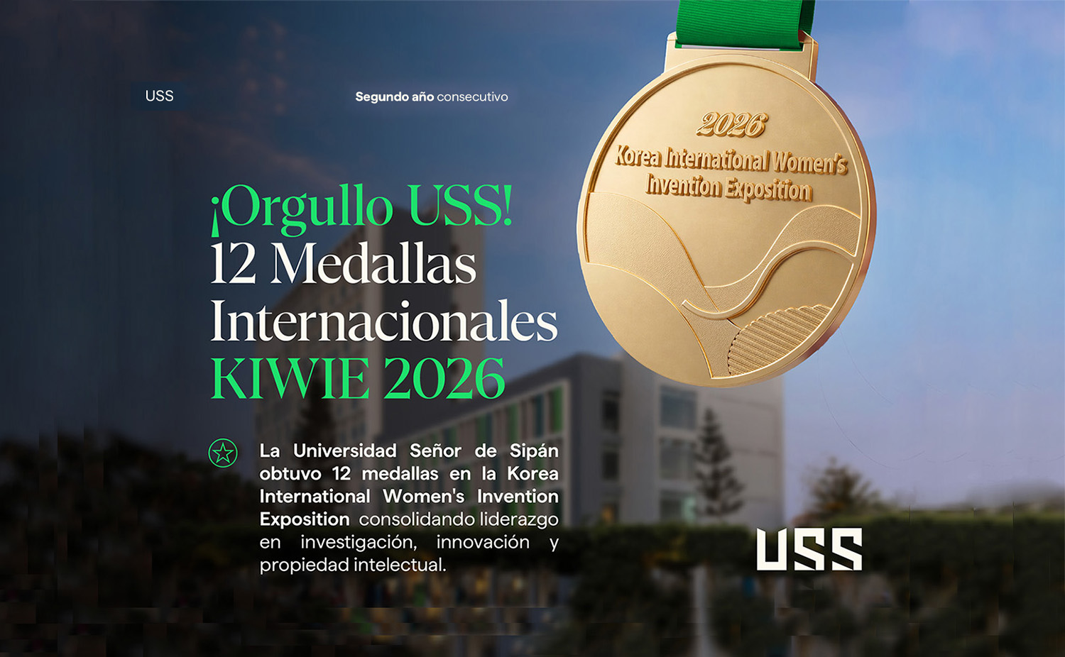 La Universidad Señor de Sipán obtiene 12 medallas en competencia de innovación más importantes del mundo