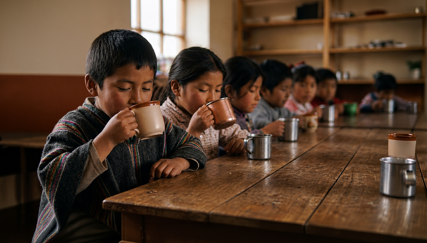 Niños de Ayacucho combatiendo la anemia