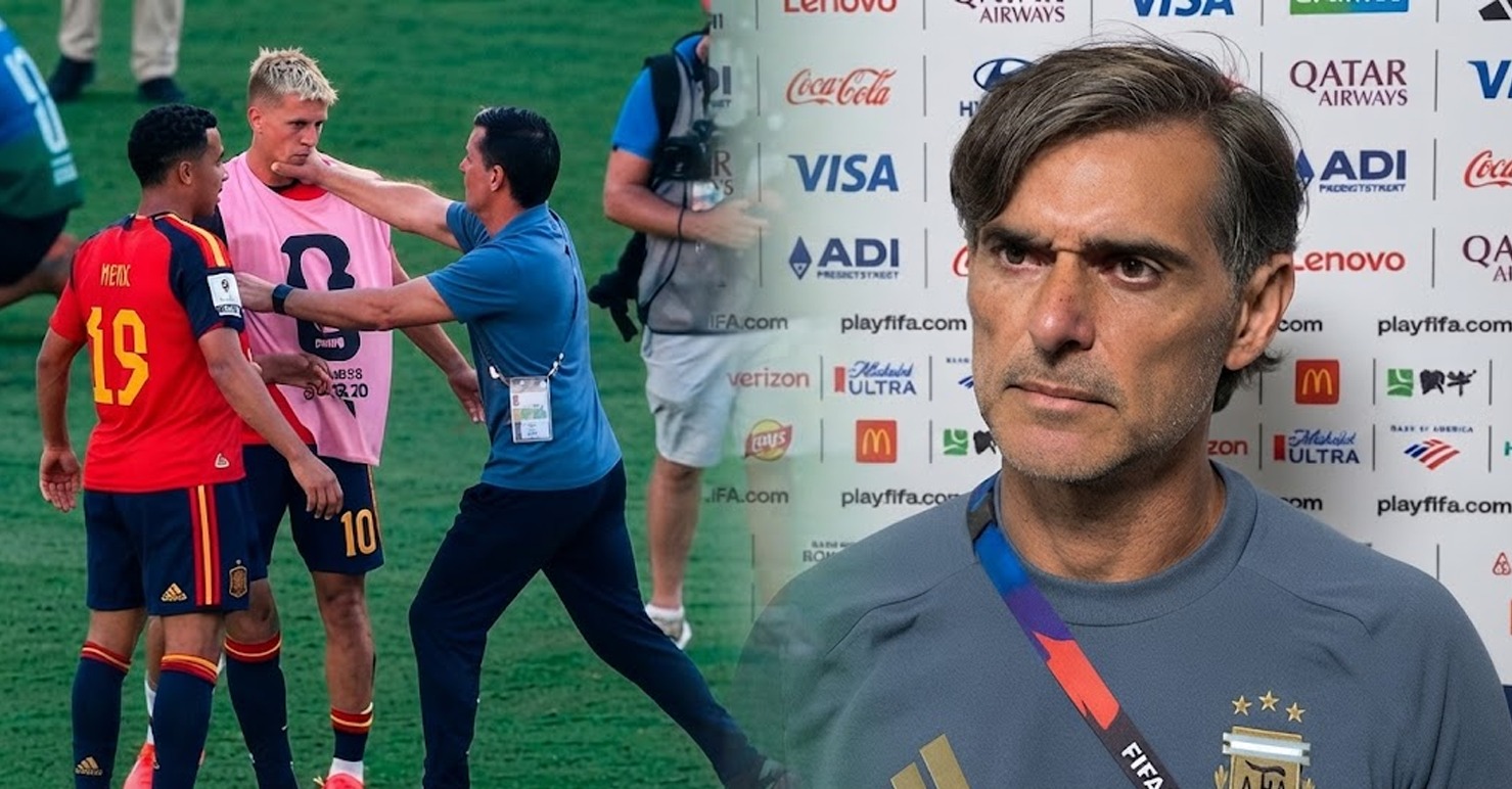 Roberto Ayala se pronuncia tras agredir a Dani Olmo en la final del Mundial 2026