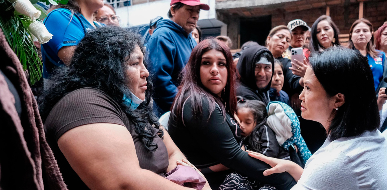 Keiko Fujimori califica como "matanza" el incendio que dejó 10 fallecidos en La Victoria