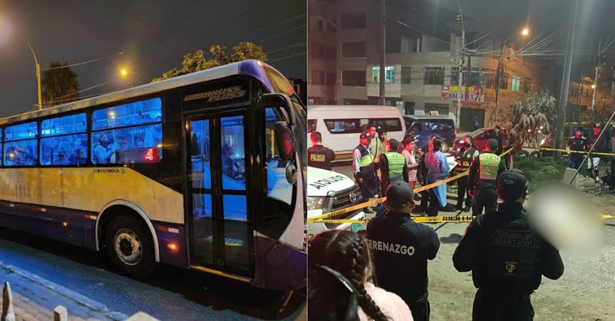 SJL: joven muere atropellado por bus del corredor morado en la avenida Fernando Wiesse